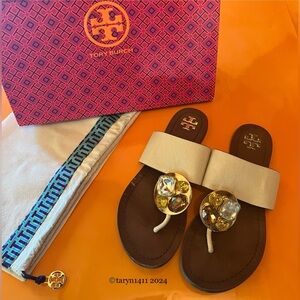 Tory Burch Patos Disk Embellished Sandals